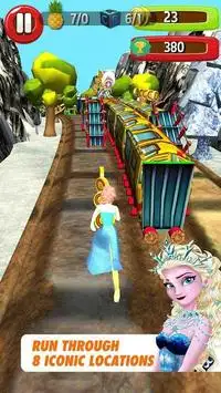 Subway Princess Sofia Running Screen Shot 1