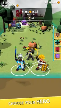 Battle Rush: Heroes Royale Idle RPG Screen Shot 0