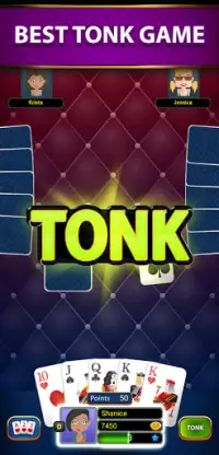 Tonk Star Classic Card Game Screen Shot 0