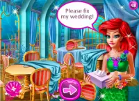 Wedding Mermaid Happy - Wedding Princess Games Screen Shot 1