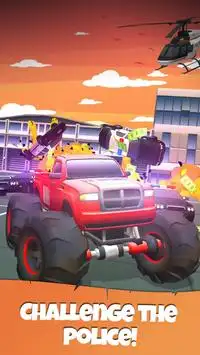 Monster Truck vs Cops Screen Shot 3