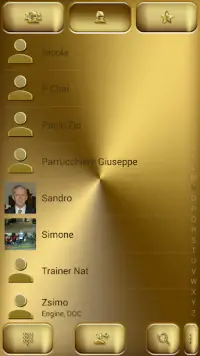 Dialer Solid Gold Theme for Drupe and ExDialer Screen Shot 2