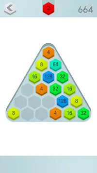 2048 Hex - challenging puzzle game Screen Shot 12