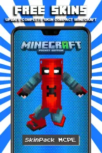 Skin Spiderman Mod for Minecraft PE Addon Screen Shot 1