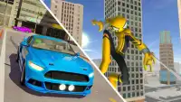 Spider Stickman Rope Hero 2 - Gangstar Crime City Screen Shot 0