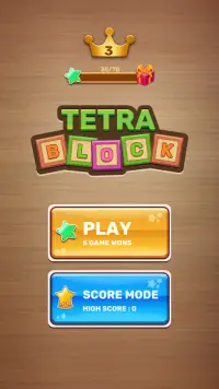 Tetra Wood Block Mania - Puzzle Game Free! Screen Shot 7