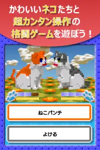ねこパンチ ☆かわいい猫たちと超カンタン操作の格闘ゲーム☆ Screen Shot 0