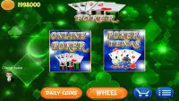 Texas Poker Card High Royal Flash Slot Machine Screen Shot 1
