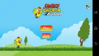 Crazy Chicken Runner (Free) Screen Shot 1