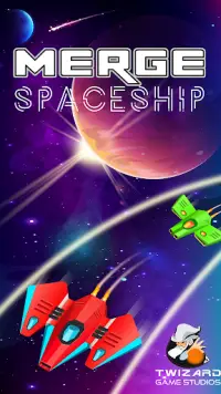 Merge Spaceship - Click and Idle Merge Game Screen Shot 0
