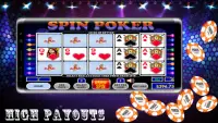 Spin Poker - Video Poker Slots Screen Shot 1