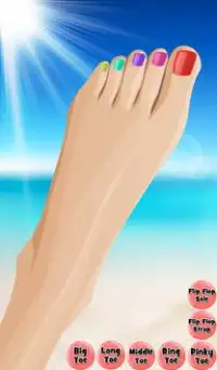 Beach Feet Nail Salon Screen Shot 1