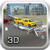 City Car Transport Truck 3D