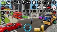 バスシミュレーターゲーム3d- バスドライビングシミュレ Screen Shot 1