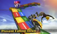 Impossible Track Bike Stunt Race : Cloud Driving Screen Shot 1