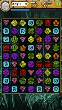 Aztec Temple Quest - Match 3 Puzzle Game Screen Shot 4