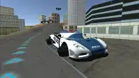 Flying Police Car Simulator 3D Screen Shot 0