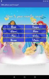 Quelle princesse ressemblez-vous le plus? Tests Screen Shot 17