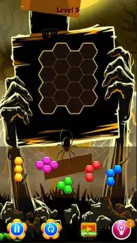 Hexagon Zombie Puzzle Screen Shot 6