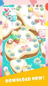 Cake Land - Pertandingan Garis 3 Screen Shot 5