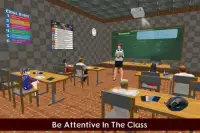 Fille virtuelle simulateur lycée vie fille Screen Shot 2