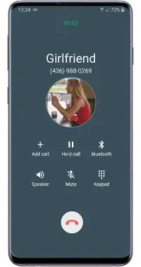 Fake call girlfriend prank Screen Shot 1