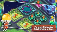 Space Farm: city farming game Screen Shot 0