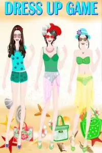 Beach Girl Dressup Game Screen Shot 4