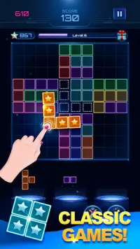 Glow Block Puzzle: Color Classic Puzzle Legend Screen Shot 3