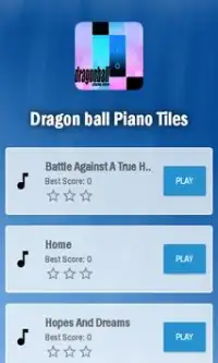 Dragonball piano tiles Screen Shot 1