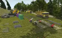 Offroad Railway Line Construction Simulator 2018 Screen Shot 1