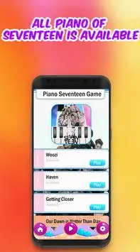 Seventeen Piano Tiles Game - Getting Closer Screen Shot 1