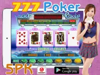 777 Poker 5PK Slot Machine Screen Shot 0