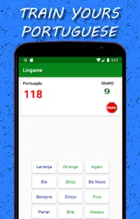 LinGAME - Portuguese English Screen Shot 1