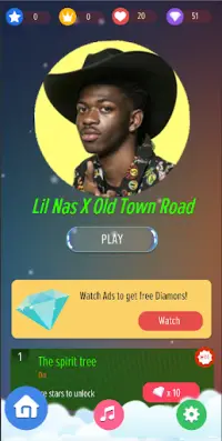 🎹  Old Town Road Piano tiles game Screen Shot 0