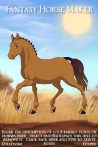 Fantasy Horse Maker Screen Shot 1