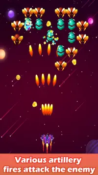 Air Galaxy Striker X - Arcade Sky Force Battle Screen Shot 3