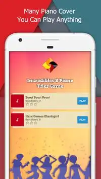 Incredibles 2 Piano Tiles Game Screen Shot 2