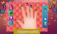 Блестящий дизайн салона для ногтей: маникюр для Screen Shot 0