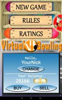 Virtual Bowling Screen Shot 0
