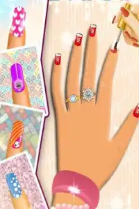 Salon makijażu paznokci - gry mody dla dziewczyn Screen Shot 5