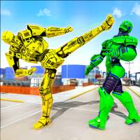 Pelea de luchadores callejeros juegos lucha robots