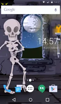 Skeleton Dance 2 Keyboard   Live Wallpaper Screen Shot 5