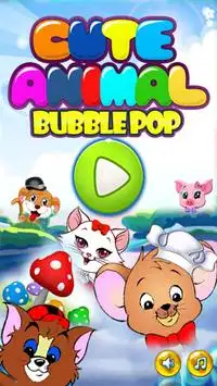 Cute Animal Bubble Pop Screen Shot 0