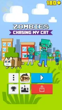 Zombies Chasing My Cat Screen Shot 7