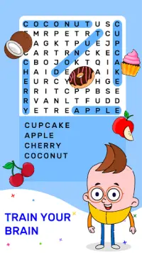Kids Word Search Games Puzzle Screen Shot 0