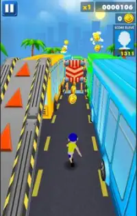 Jeffy Subway Adventure : Hoverboard Surf & Run 3D Screen Shot 4