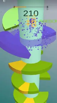 Helix Ball - Tower Fall Jump Screen Shot 0