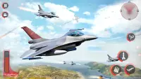 Jet Fighter War Airplane Games Screen Shot 0