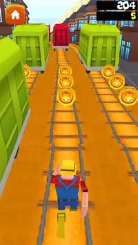 Robot Subway Surf Rush Screen Shot 4